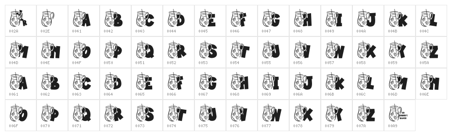 JLR Summer Lemonade Character Map