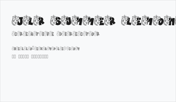 JLR Summer Lemonade Business Card