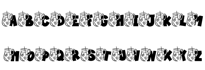 JLR Summer Lemonade Font LOWERCASE