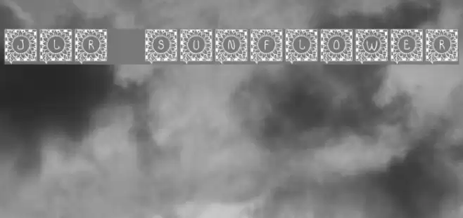 JLR Sunflower Font examples