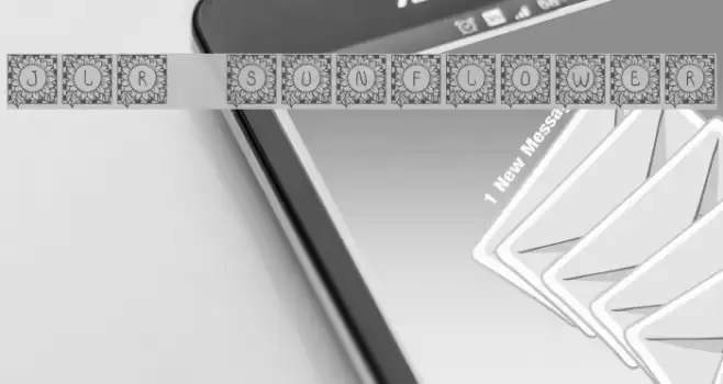 JLR Sunflower Font examples