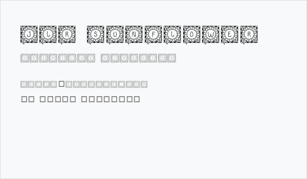 JLR Sunflower Business Card