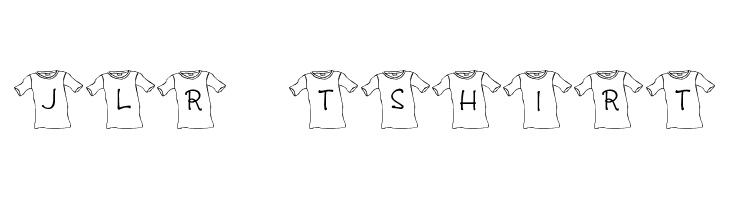JLR T-Shirt Font
