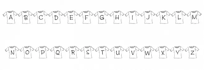 JLR T-Shirt Fuentes MAYÚSCULAS
