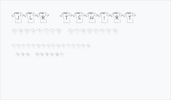 JLR T-Shirt Business Card