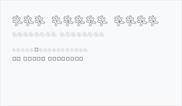 JLR Teddy Bear Business Card