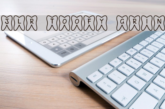 JLR Toofy Grin Font examples