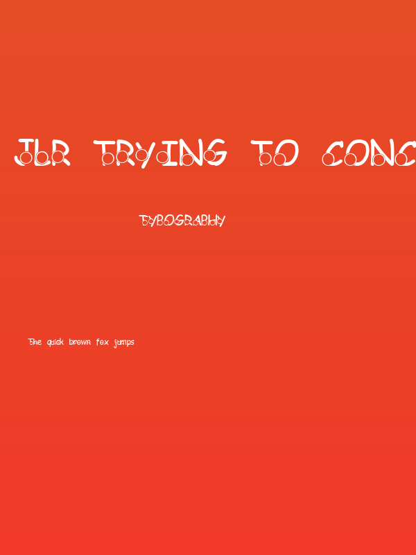 JLR Trying to Conceive Poster