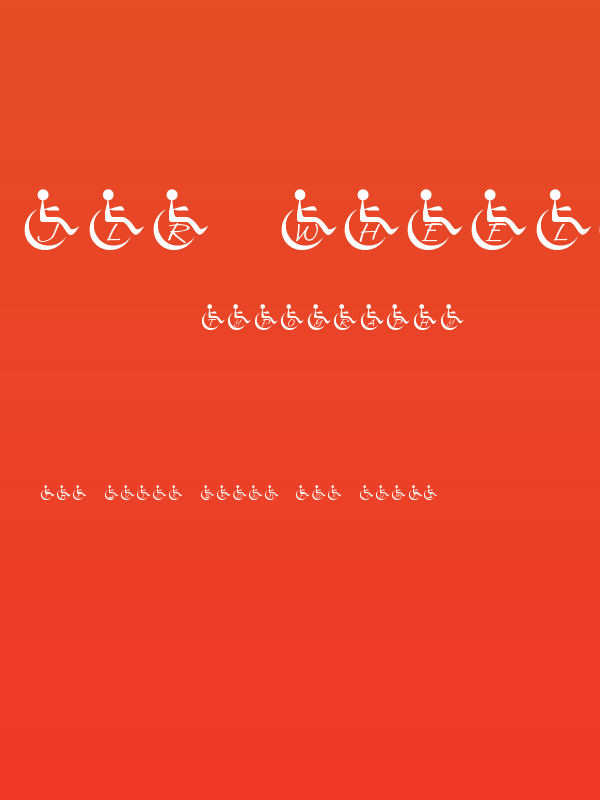 JLR Wheelchair Poster