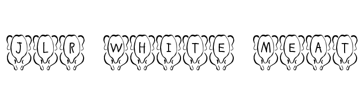 JLR White Meat Font