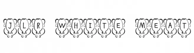 JLR White Meat  フリーフォントのダウンロード