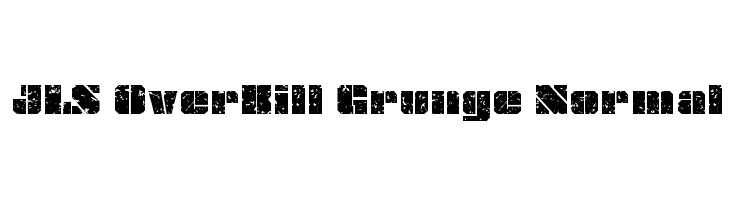 JLS OverKill Grunge Normal  Frei Schriftart Herunterladen