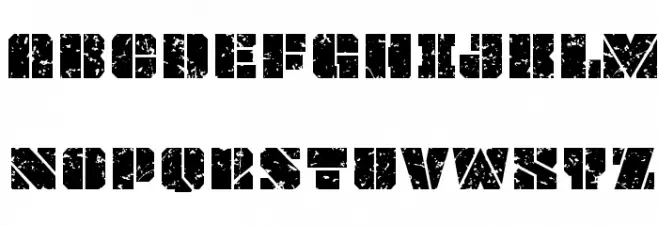 JLS OverKill Grunge Normal Fonte MAIÚSCULAS