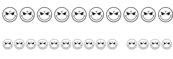 JLS Smiles Sampler Font OTHER CHARS