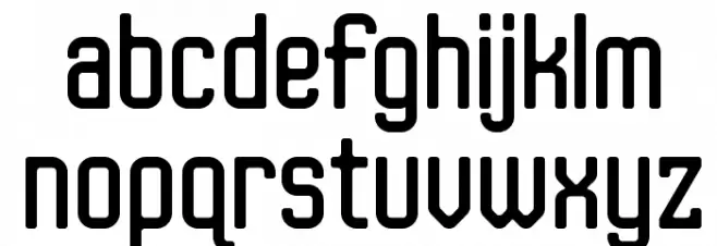 JLSDataGothic-CNC 字体 小写