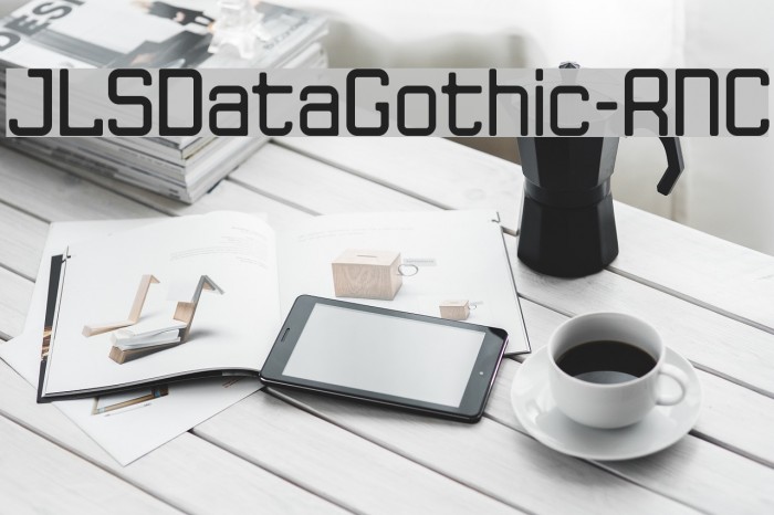 JLSDataGothic-RNC Font examples