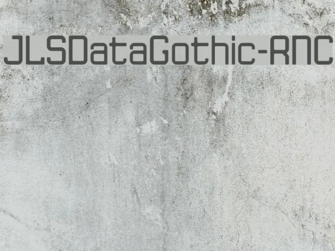 JLSDataGothic-RNC Example 2
