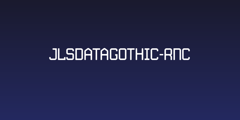 JLSDataGothic-RNC Social Header