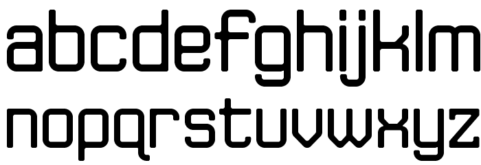 JLSDataGothic-RNC Font LOWERCASE