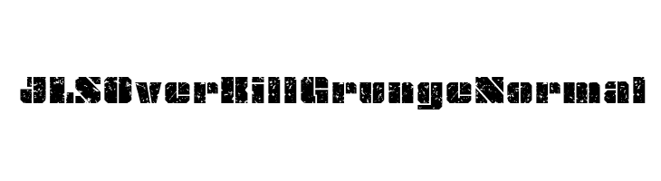 JLSOverKillGrungeNormal  免费字体下载