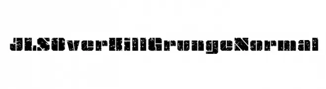 JLSOverKillGrungeNormal  フリーフォントのダウンロード