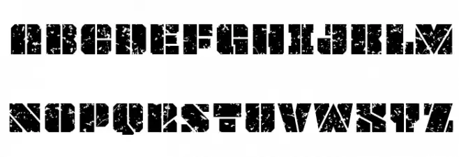 JLSOverKillGrungeNormal Schriftart Groß