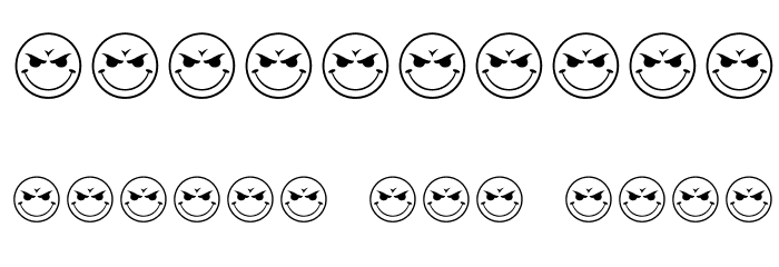 JLSSmilesSampler Font OTHER CHARS