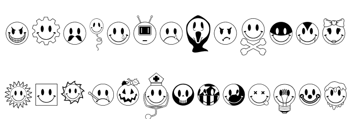 JLSSmilesSampler Font LOWERCASE