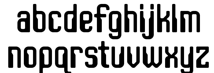 JLSSpaceGothic-CNC Font LOWERCASE