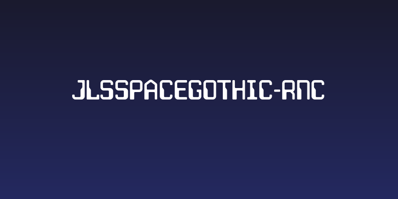 JLSSpaceGothic-RNC Social Header