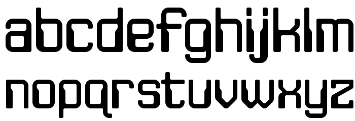 JLSSpaceGothic-RNC Font LOWERCASE