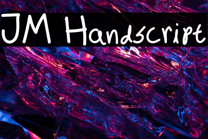 JM Handscript Example 1