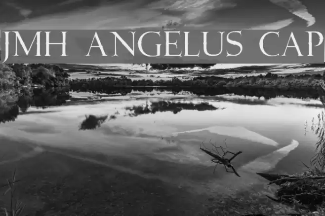 JMH Angelus Cap Font examples