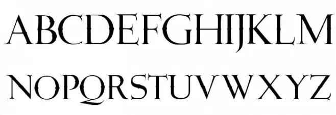 JMH Angelus Cap Font LOWERCASE