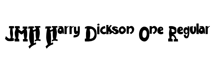 JMH Harry Dickson One Regular 字体