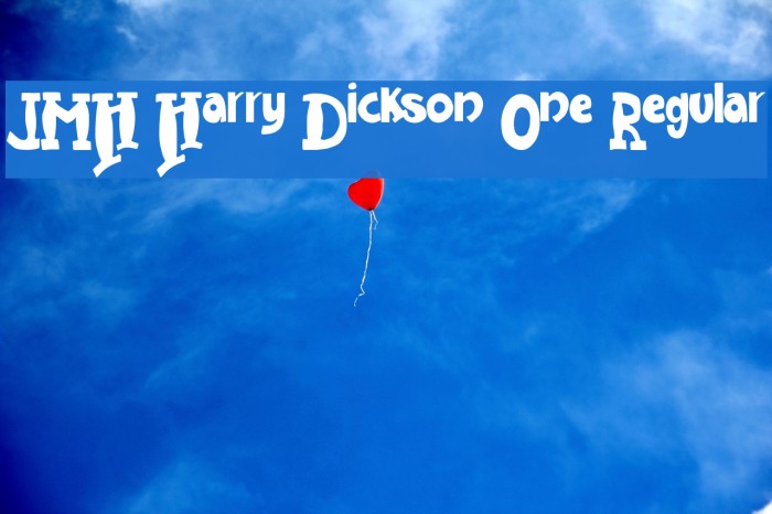 JMH Harry Dickson One Regular Font examples