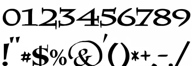 JMH Holy Bible Font OTHER CHARS