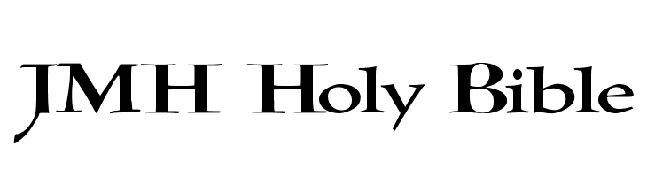 JMH Holy Bible Font