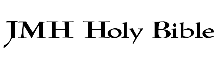 JMH Holy Bible Font
