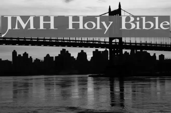 JMH Holy Bible Шрифта examples