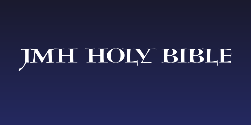 JMH Holy Bible Social Header