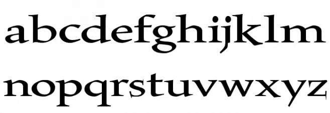 JMH Holy Bible Шрифта строчной