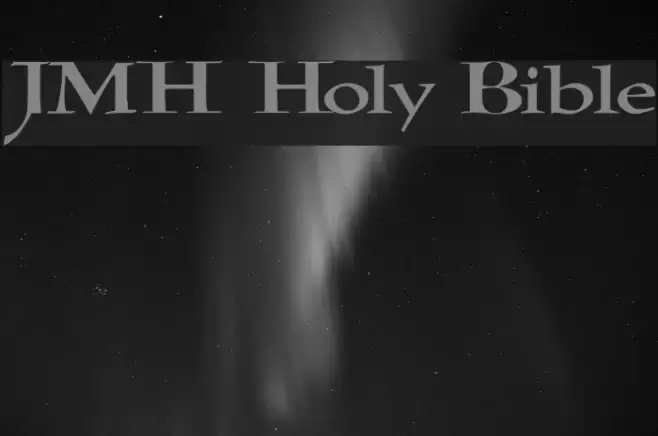 JMH Holy Bible Font examples
