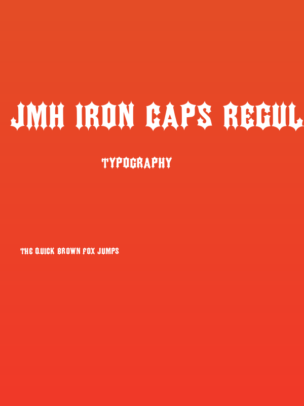 JMH IRON CAPS Regular Poster