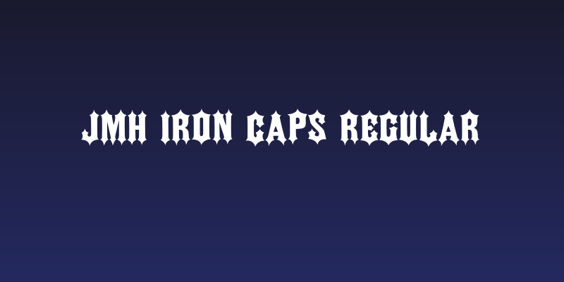JMH IRON CAPS Regular Social Header