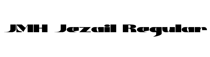 JMH Jezail Regular  नि: शुल्क फ़ॉन्ट्स डाउनलोड