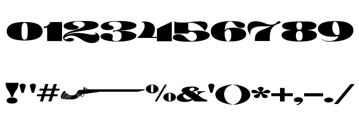 JMH Jezail Regular Font OTHER CHARS
