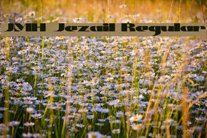 JMH Jezail Regular Font examples