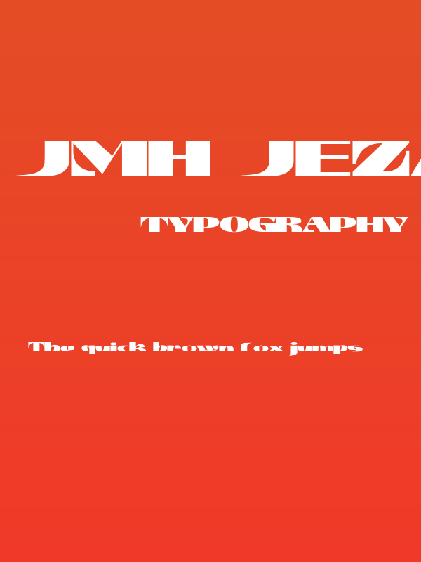 JMH Jezail Regular Poster