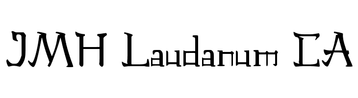 JMH Laudanum CA फ़ॉन्ट